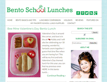 Tablet Screenshot of bentoschoollunches.com